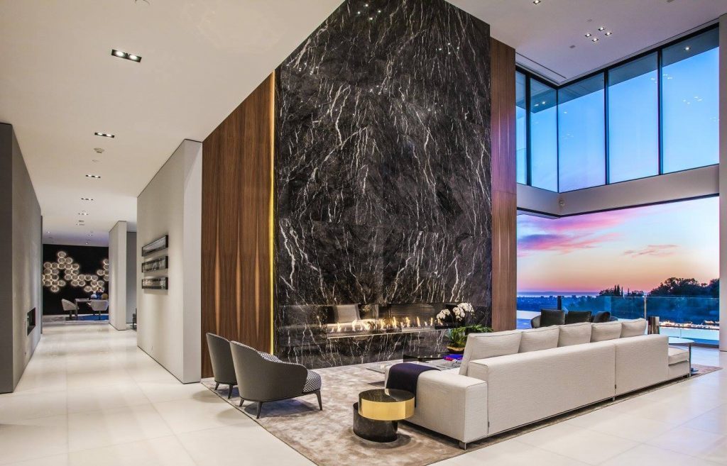 Hotel arrival lounge